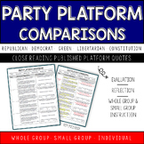 Political Party Platform Comparison | Close Reading | Shor