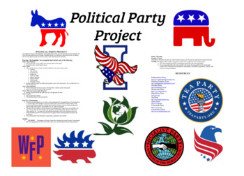 create your own political party assignment examples