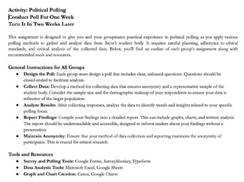 Preview of Political Poll & Polling (Group Project)