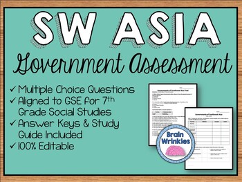 Preview of Governments of Southwest Asia Assessment (SS7CG3)