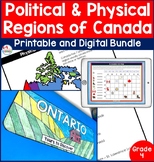 Political and Physical Regions of Canada | PRINTABLE + DIG