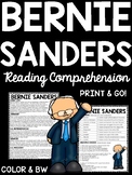 Politician Bernie Sanders Biography Reading Comprehension 