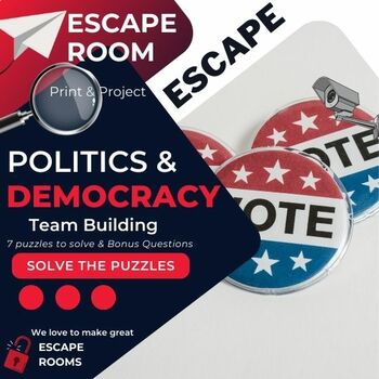 Preview of Politics + Democracy Escape Room
