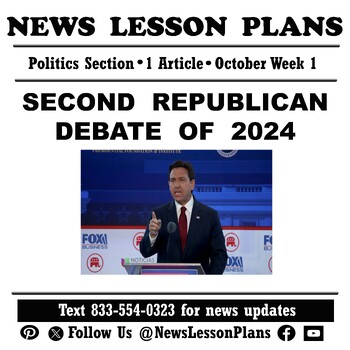 Preview of Politics_Second Republican Debate_Current Event News Article Reading_2023