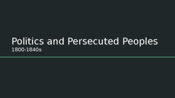 Preview of Politics and Persecuted Peoples Guided Notes Slides