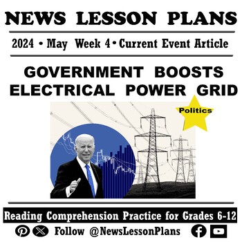 Preview of Politics_Government Boosts Electrical Power Grid_Current Events Reading_2024