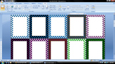 Polka Dot 1 Inch Border for Microsoft Word Documents