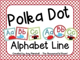 Polka Dot Alphabet Line