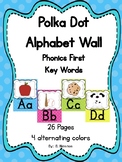 Polka Dot Alphabet Wall