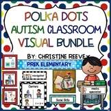 Polka Dot Autism Pre-K - Elementary Classroom Visual Bundl