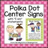 Polka Dot Center Signs