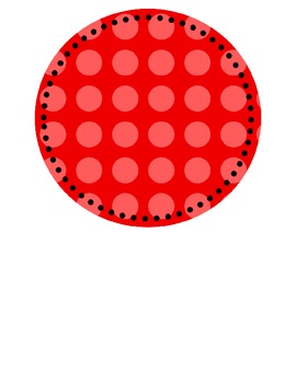 Preview of Polka Dot Circle Graphics