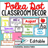 Polka Dot Theme, Polka Dot Classroom Decor