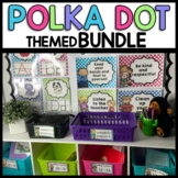 Polka Dot Classroom Decor Bundle | Polka Dot Classroom Theme
