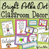 Polka Dot Classroom Decor