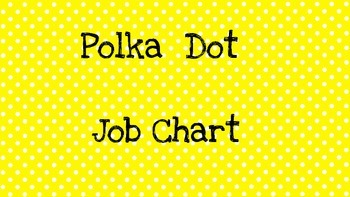 Preview of Polka Dot Job Chart
