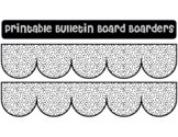 Polka Dot - Printable Bulletin Board Boarders