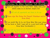 Polka Dot Smart Board Page for First Day of School