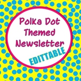 Polka Dot Theme Newsletter Template (EDITABLE)