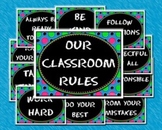 Polka Dot Themed Classroom Rules