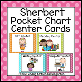 Polka Dots Pocket Chart Center Cards