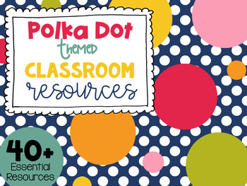 Teacher Created Resources Polka Dots Punch Cards