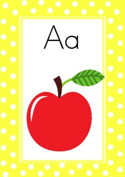 Preview of Polka dot alphabet letters