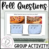 Poll Questions Group Activity for Speech Therapy No Print 