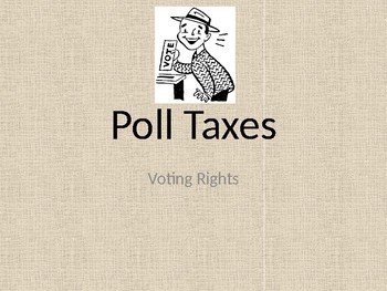 Preview of Poll Taxes & Voting Rights
