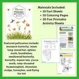 Preview of Pollinator Activity Book: Fact Sheets, Coloring Pages and Fun Activity Pages