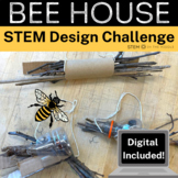 Pollinator Bee House Spring STEM Challenge for Middle School