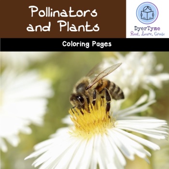 Preview of Pollinators and Plants Coloring Pages