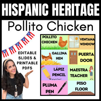 Preview of Pollito Chicken Song | Hispanic Heritage Month Song from Puerto Rico