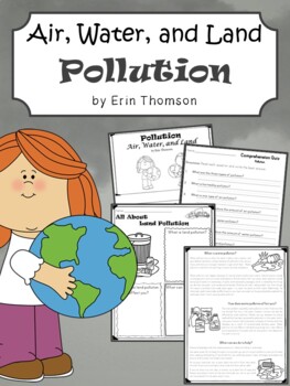 Preview of Pollution Activities ~ Air, Water, and Land