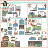 Pollution Bundle: Causes, Effects, Solutions Clip Art