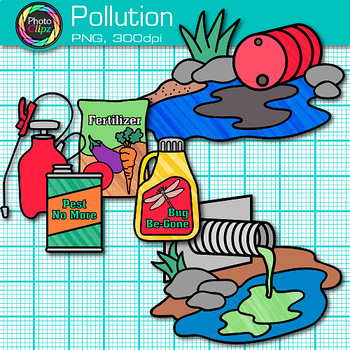 pollution clip art earth conservation of land water air science