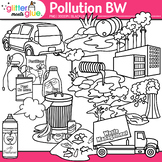 Pollution Clipart: Water Land Air Earth Conservation Clip 