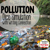 Pollution Dice Simulation with Writing Connection