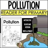 Earth Day Reader Pollution Environment Kindergarten & Firs