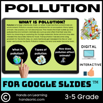 Preview of Pollution Unit for Google Slides