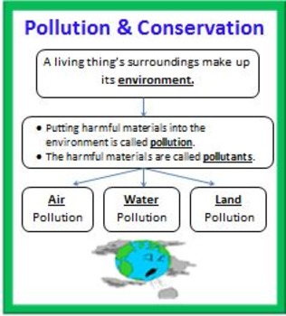 Preview of Pollution and Conservation Unit