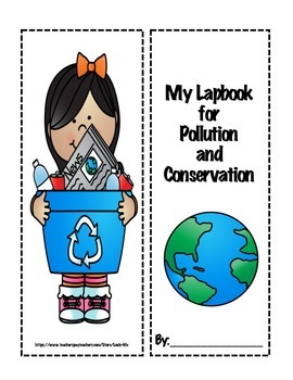 Preview of Pollution and Conservation Lapbook/Foldable