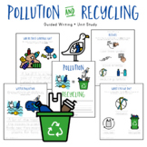 Pollution and Recycling Book • Guided Writing • Printable 
