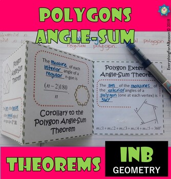 Preview of Polygon Angle-Sum Theorems Foldable