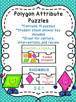 2D Shape Sort Classifying Polygons & Quadrilaterals Activity 3rd Grade