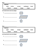 Geometry: Polygon Exit Ticket