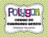 Polygon Match Up Activity Cards **FREEBIE**