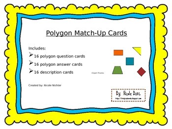 Preview of Polygon Match-Up Card Game