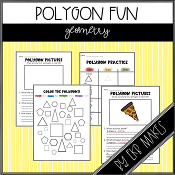 Preview of Polygon Fun! (Differentiated Geometry Activities)