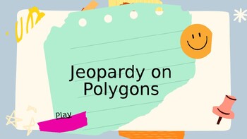 Preview of Polygon Review Game Jeopardy